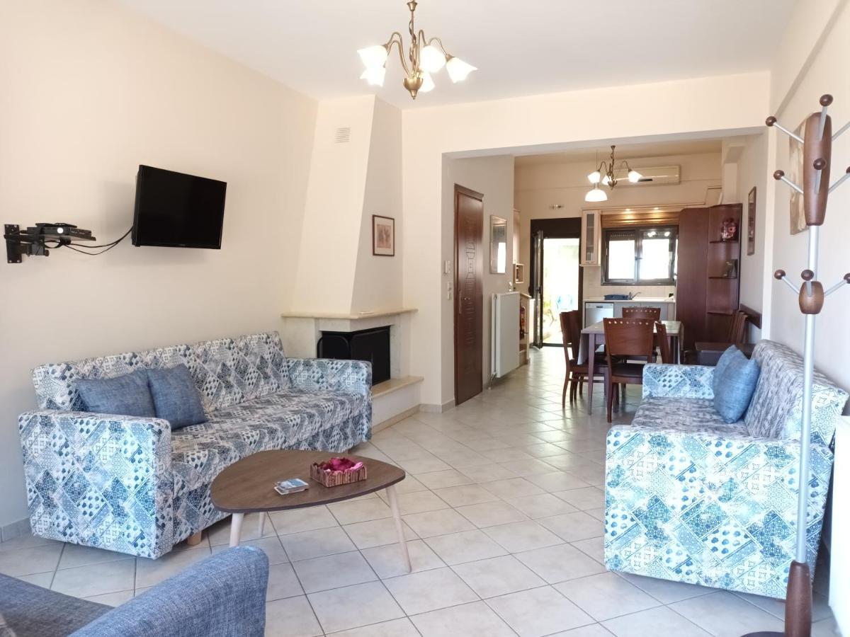 Meltemi Villa Chrysi Ammoudia ภายนอก รูปภาพ