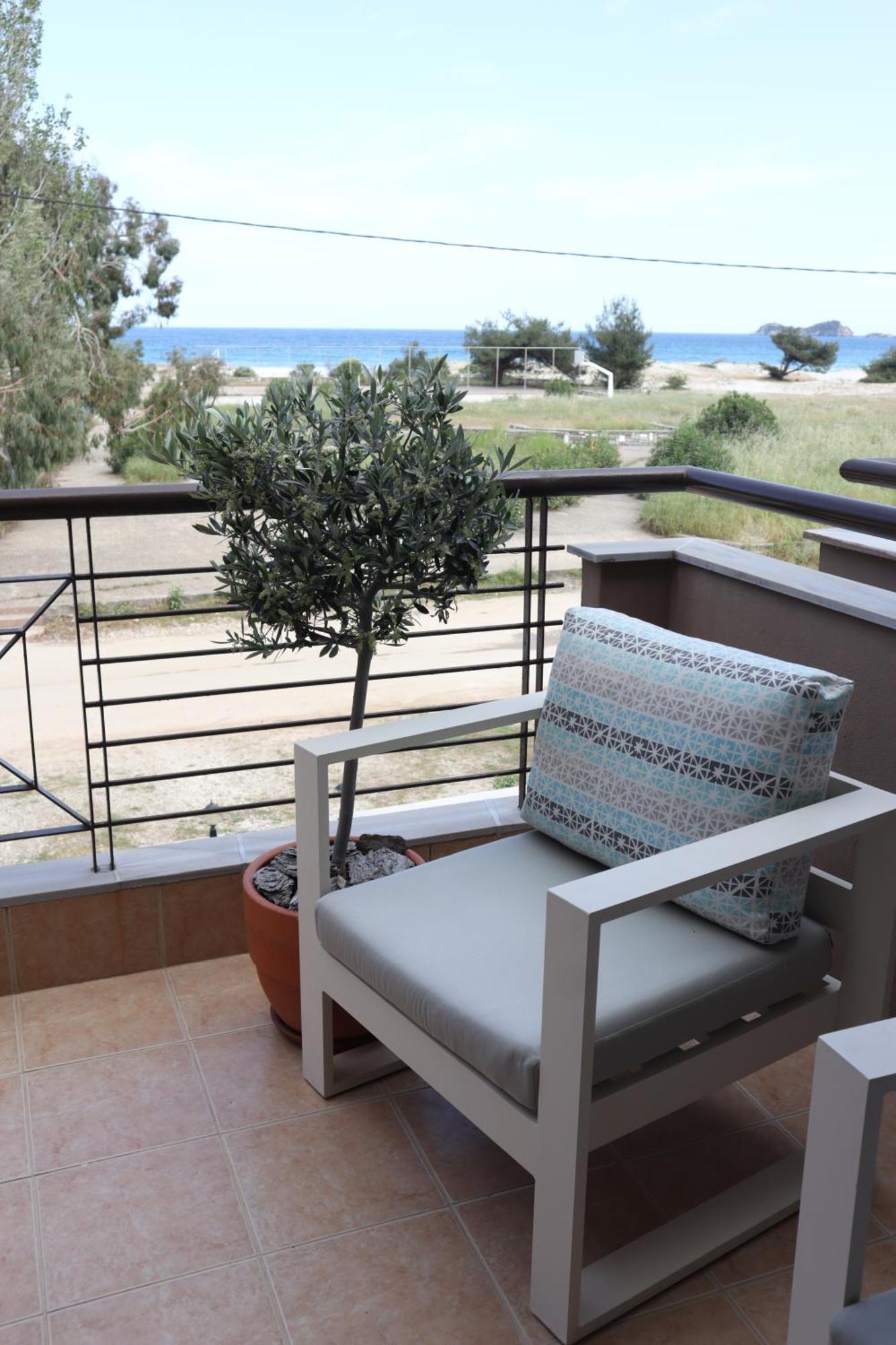 Meltemi Villa Chrysi Ammoudia ภายนอก รูปภาพ